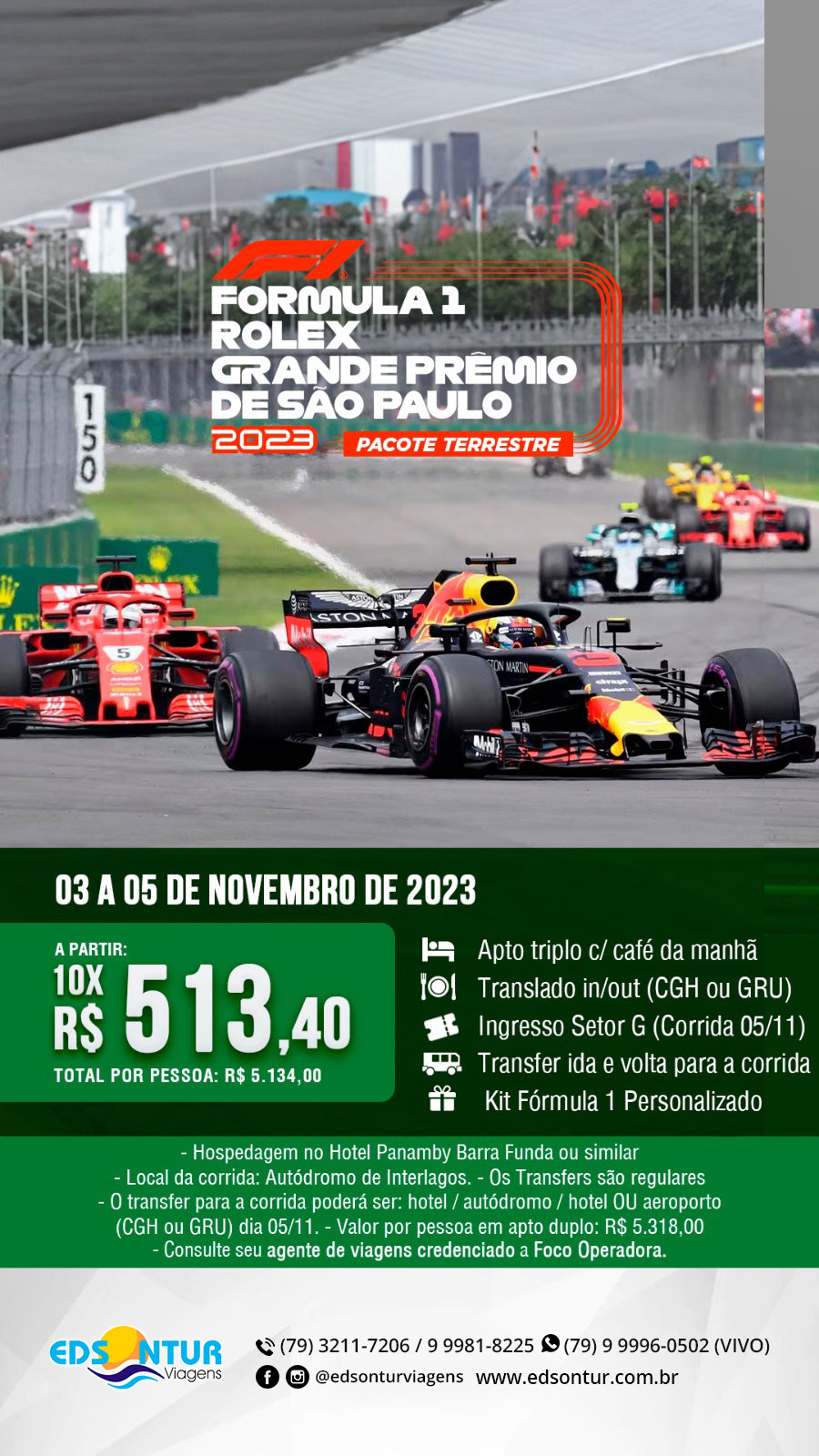 Reserve ingresso de Fórmula 1 2023